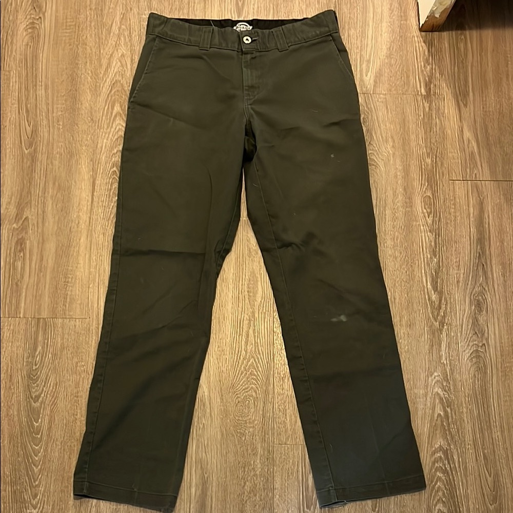 Green Skateboarding Dickies Pants